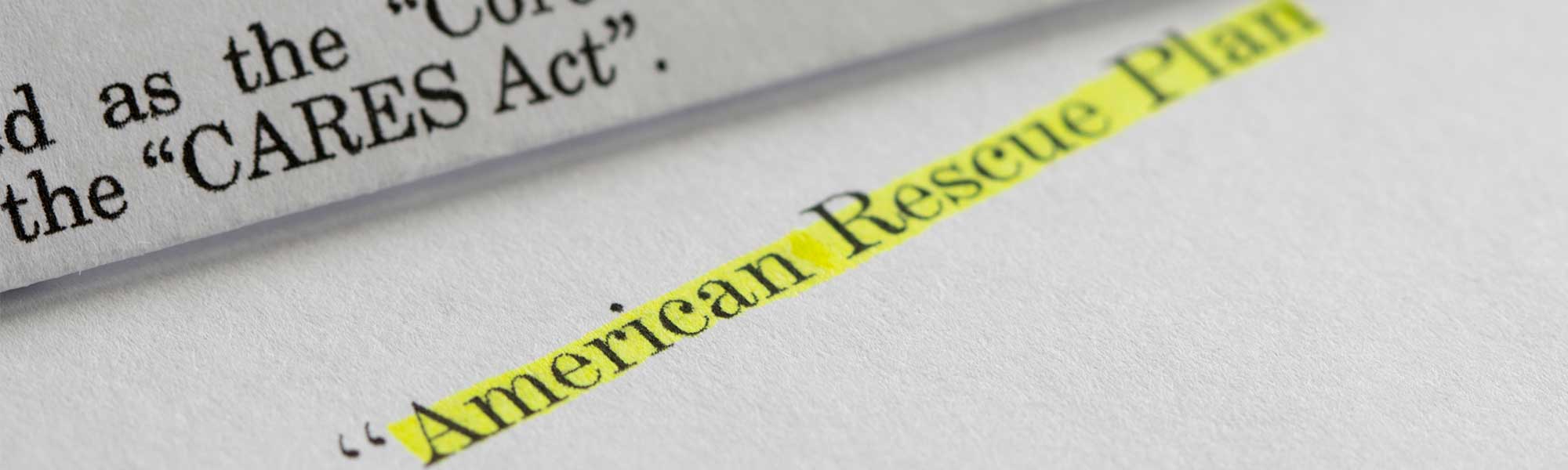 How Can the American Rescue Plan Act Support Economic Recovery in Your Community?