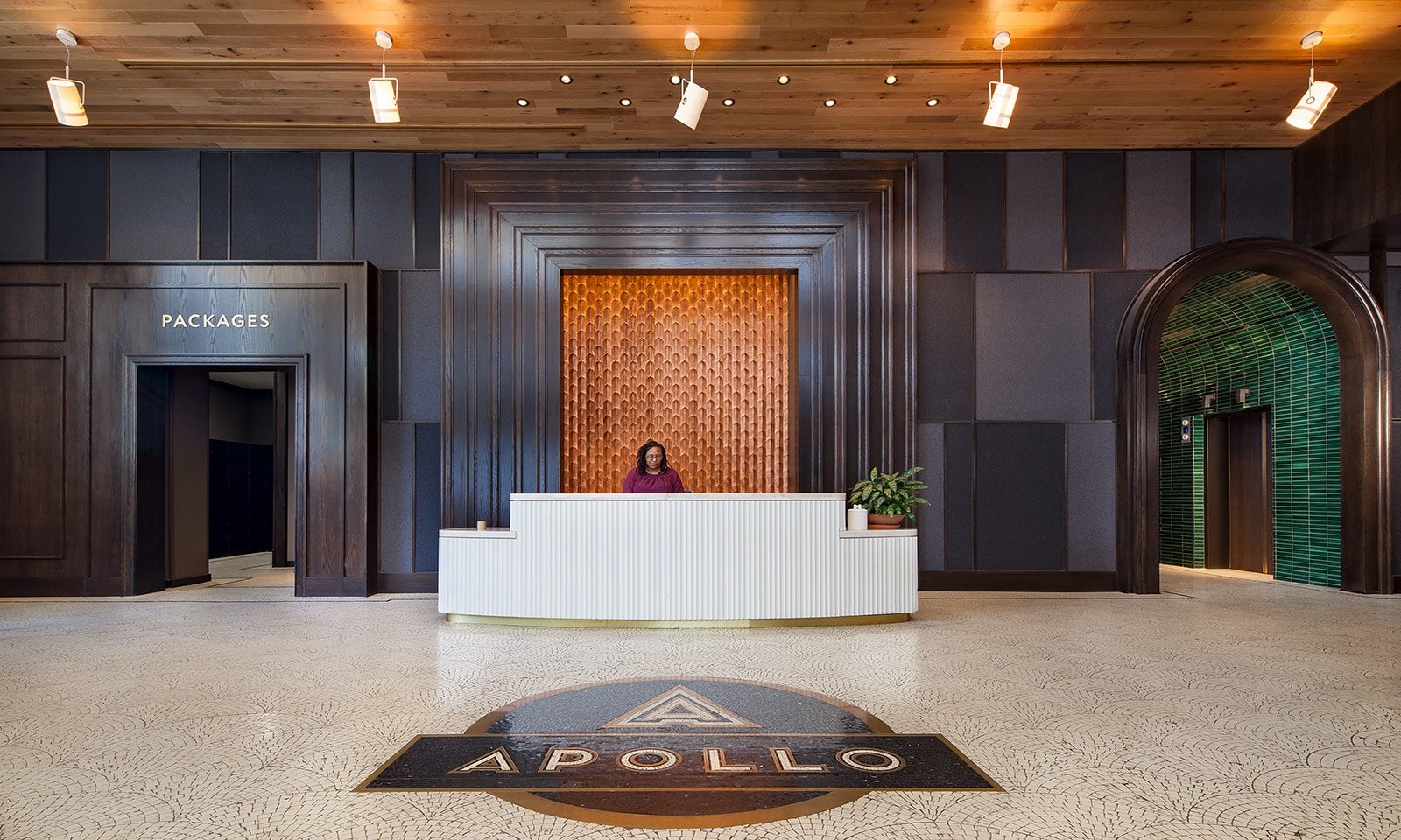 the apollo entrance