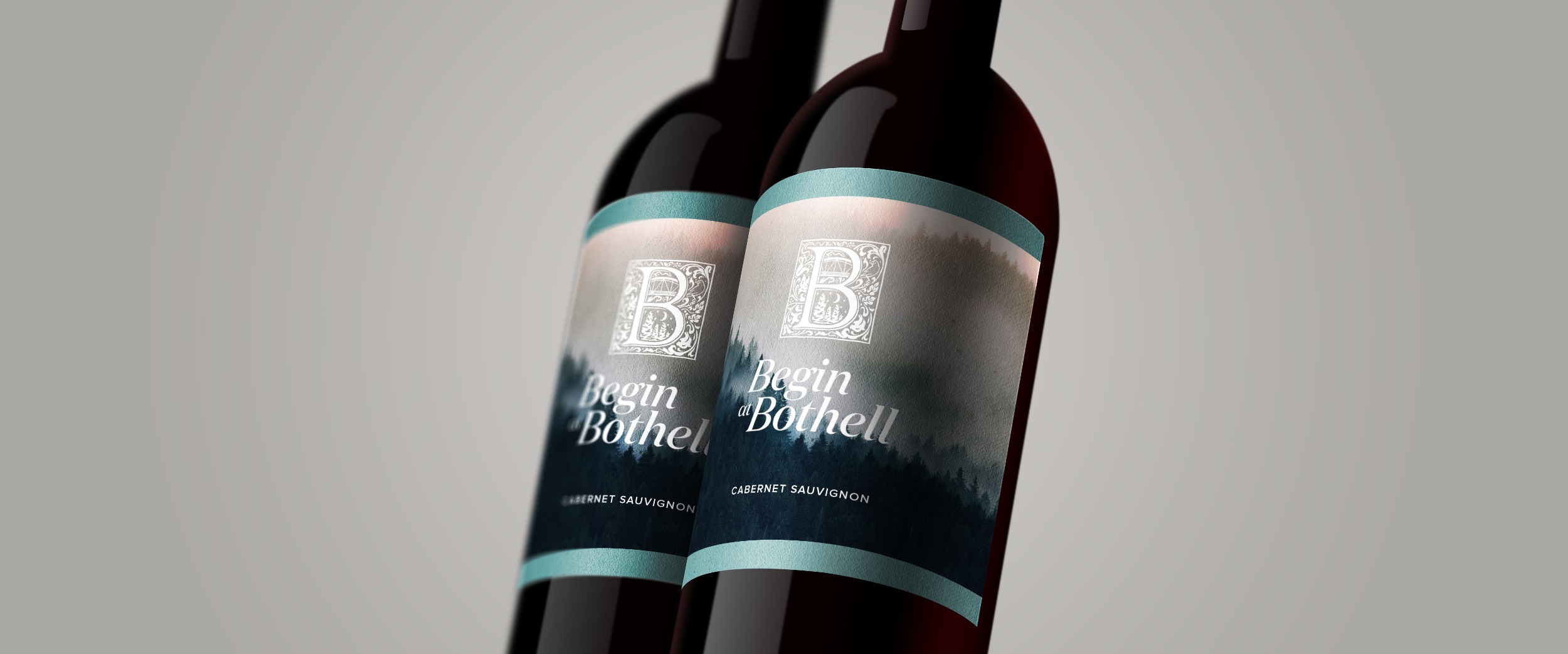 begin at bothell wine bottles