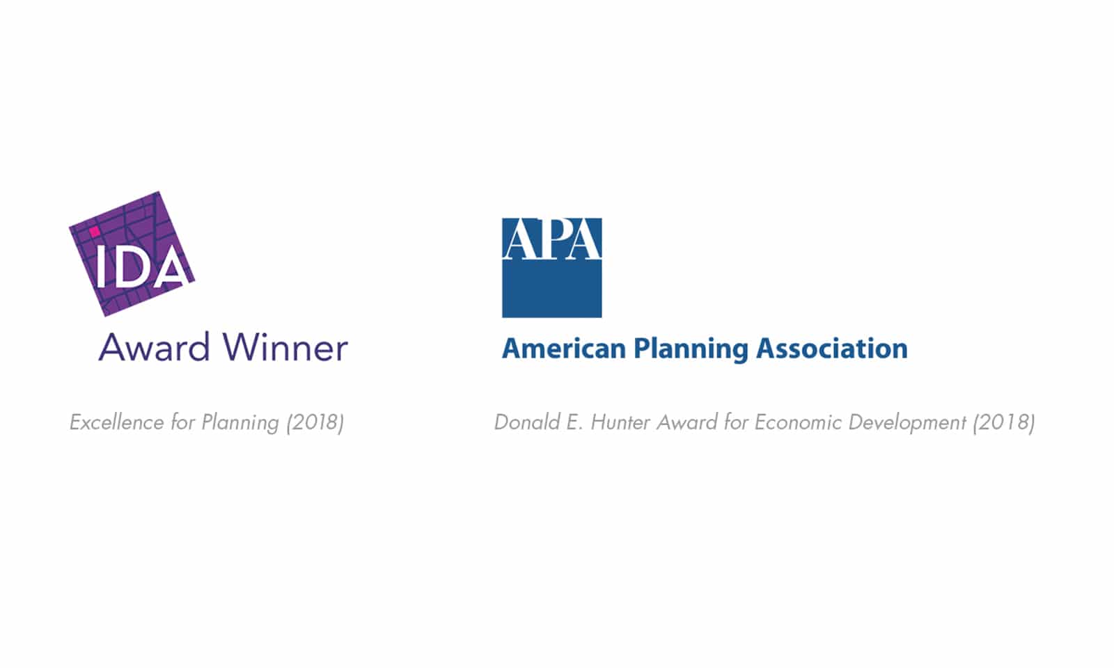 IDA and APA award badges