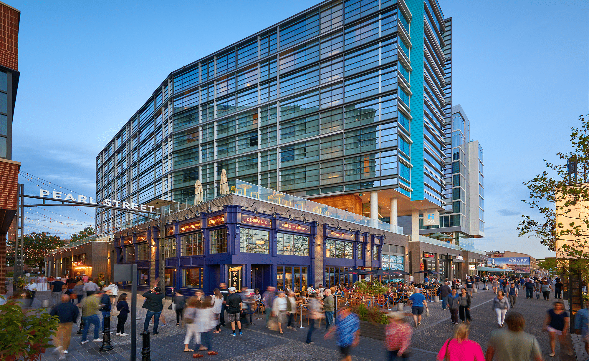 building at the wharf