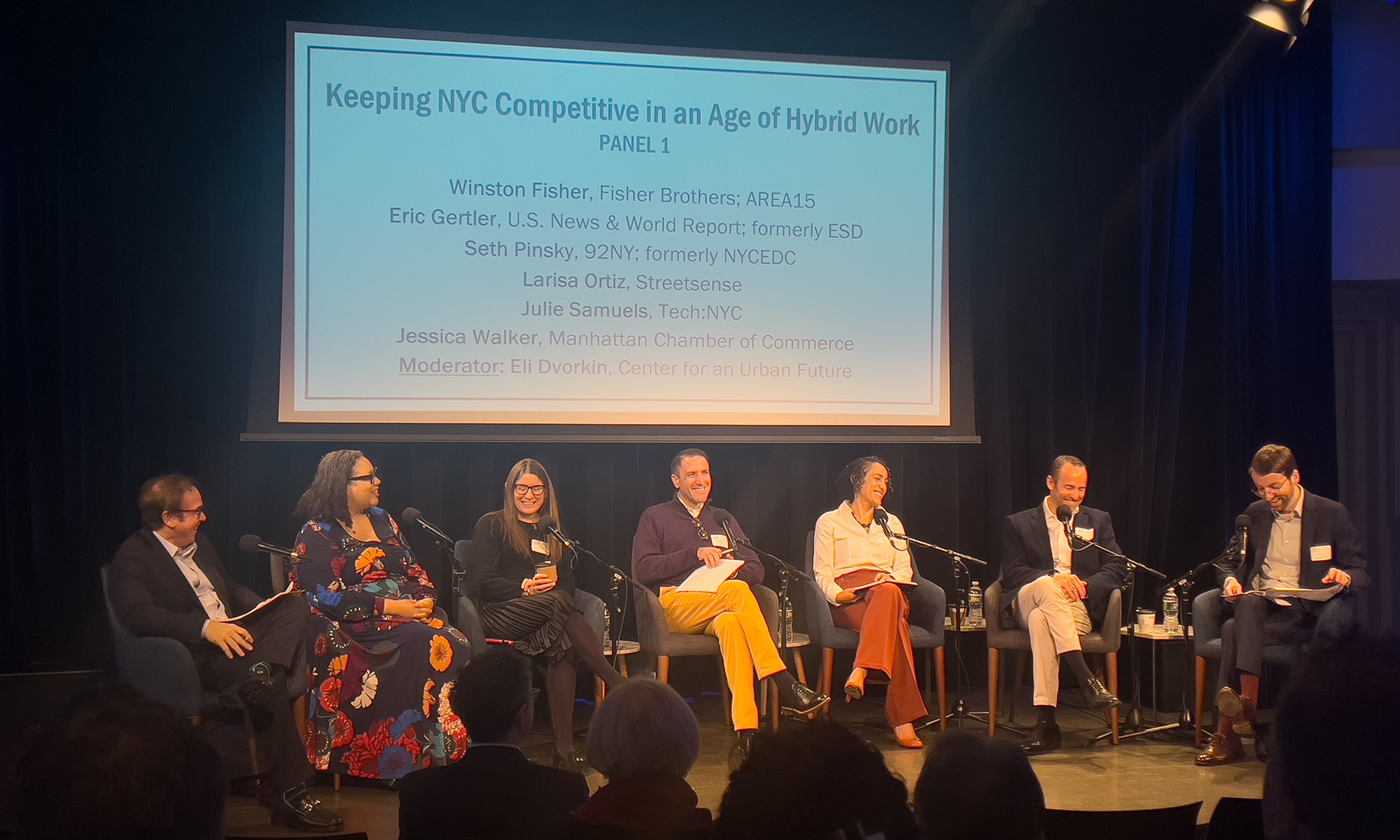 The Center for an Urban Future hosts a discussion on New York's economic competitiveness in the face of hybrid work.