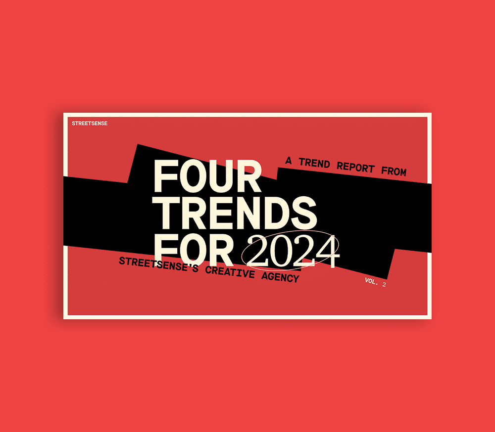 A graphic that reads "Four Trends for 2024"